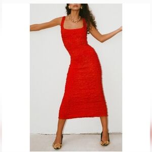 MARA HOFFMAN SLOAN POPCORN DRESS